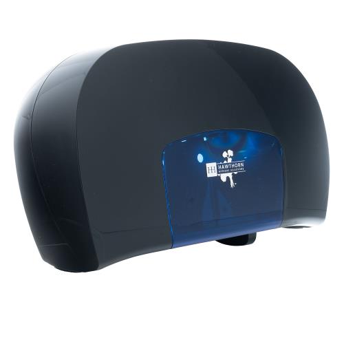 Hawthorn JRT Twin Tissue Dispenser, Black