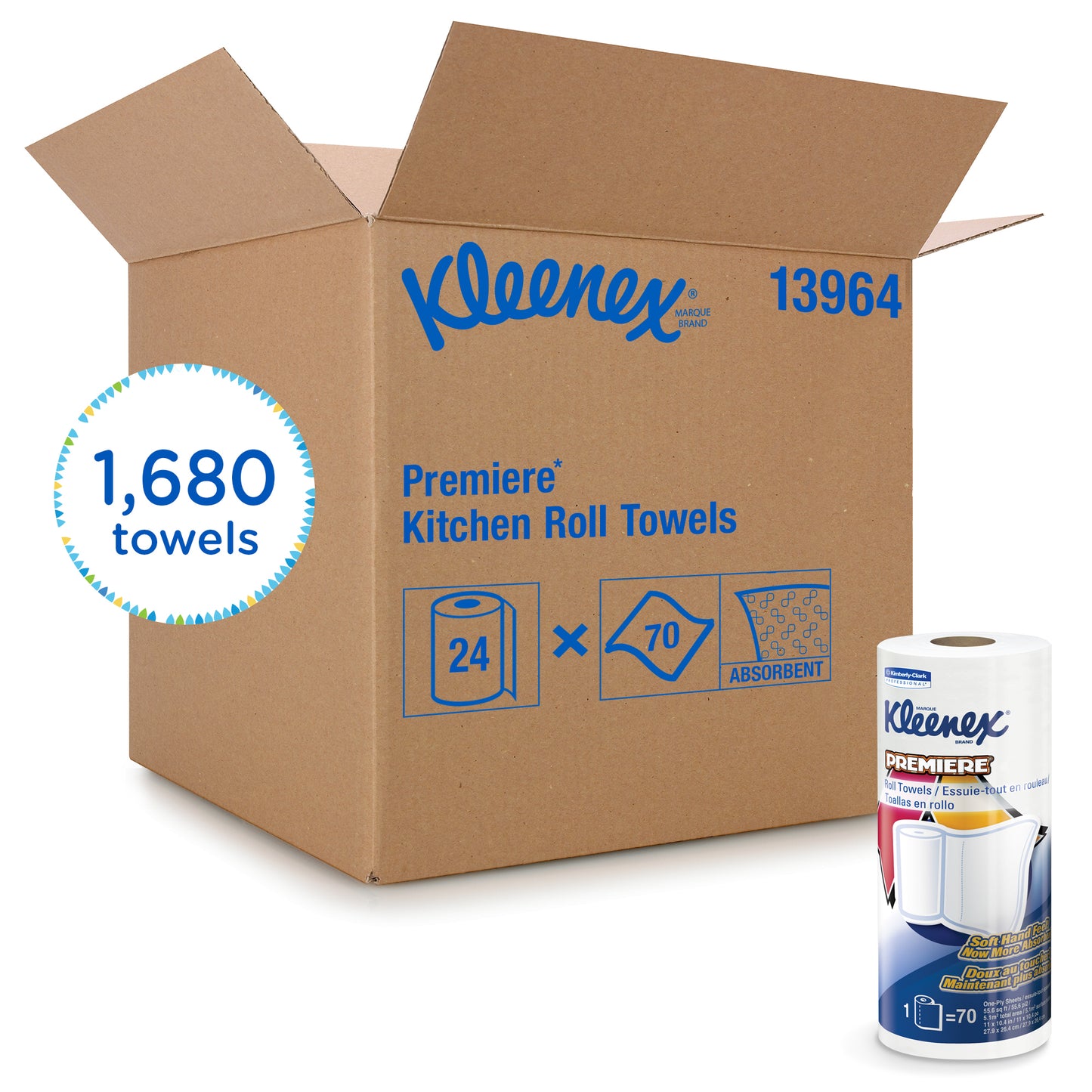 Kleenex 13964 Premier Kitchen Towel -24/70