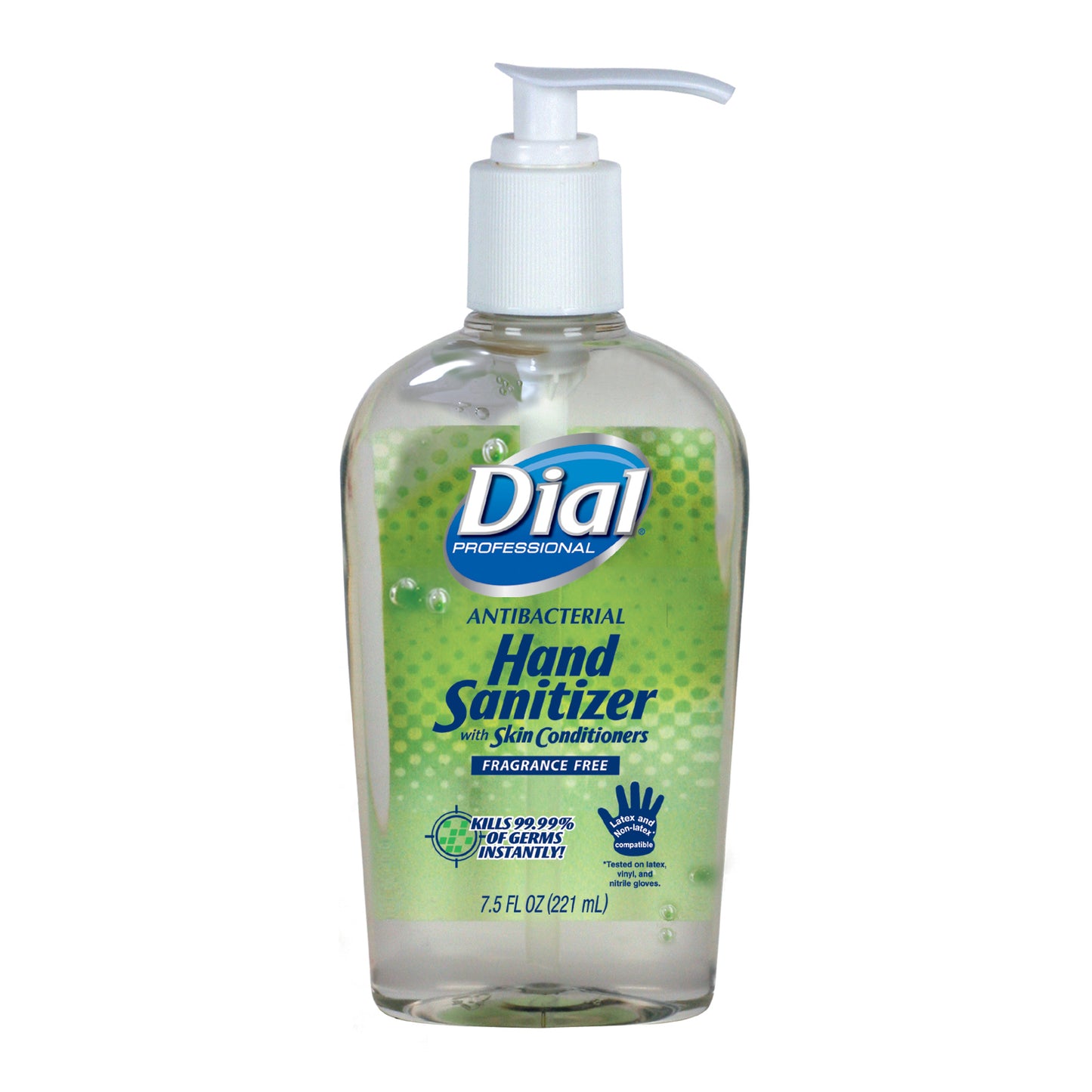 Antibacterial with Moisturizers Gel Hand Sanitizer, 7.5oz Pump Bottle, 12/Carton