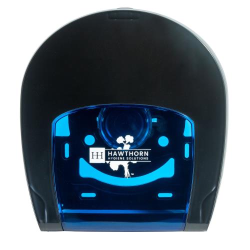 Hawthorn Single JRT Tissue Dispenser, Black