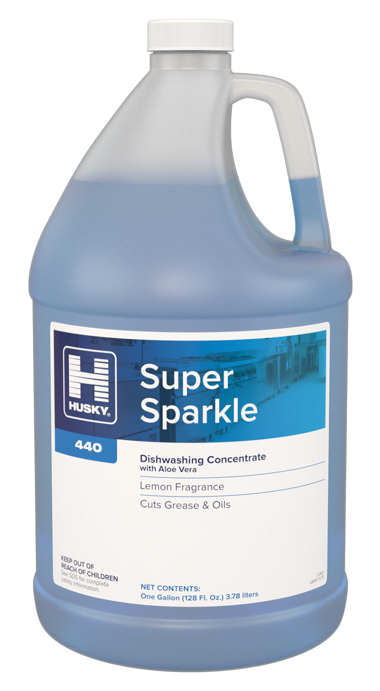 Super Sparkle Husky 440 Dish Soap - 4/Gal