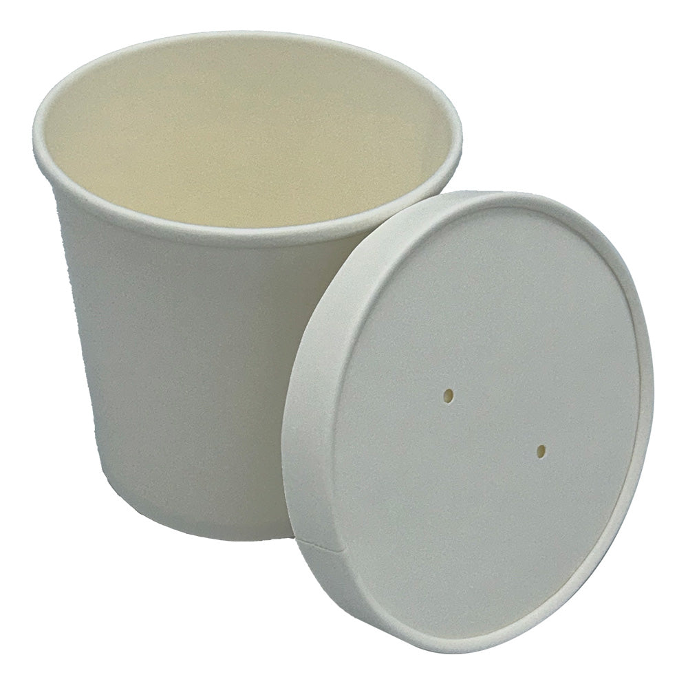 16oz Paper Food / Soup Container w/ Lid