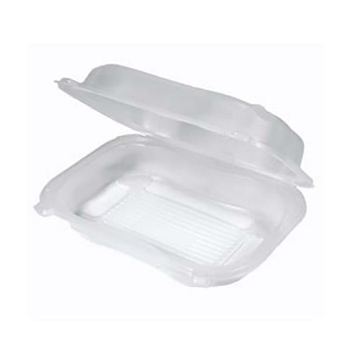 9.25" x 7" x 3" Clear Hinged Container