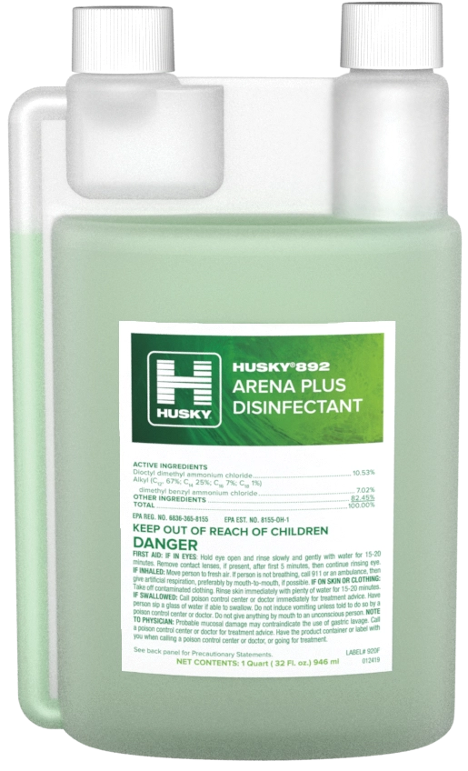 Husky Arena Plus Disinfectant 32 oz Squeeze and Pour Bottles