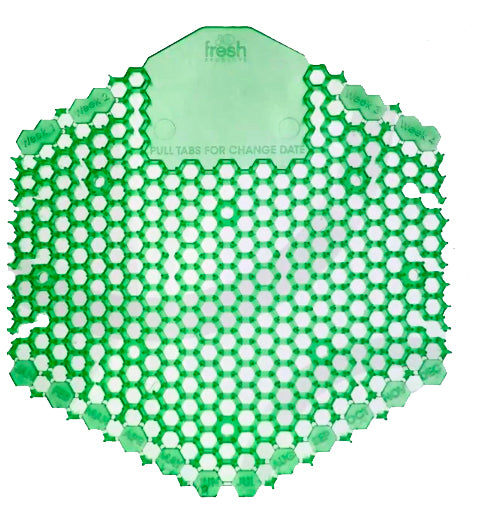 Fresh Products Wave 3D Urinal Screen Yellow Citrus Scent 10 / bx