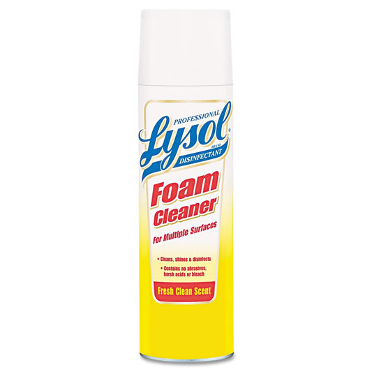 Lysol Disinfectant Aerosol Foam Cleaner 24 Oz Fresh Clean Scent
