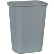 Large Wastebasket Beige 41 quarts