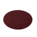 17" Round Maroon Conditioning Pad