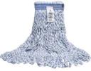 Large Candy Striped Finish Mop Blue & White