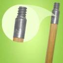 7081 Wood Handle Metal Threaded - 60"